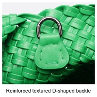 Apricot Hand Woven 2-in-1 Shoulder Bag - Apricot Colour thumbnail