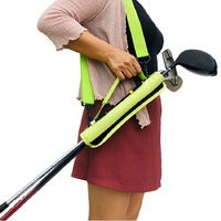 Portable Golf Bag for Cues - Handbag - Purple thumbnail