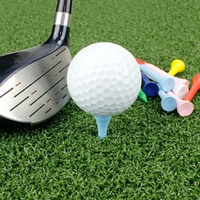 40 Wooden Golf Tees with Ball Holder - 70Mm thumbnail