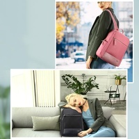 Anti-theft Laptop Backpack - Durable & Versatile - Pink thumbnail