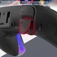Wireless Bluetooth Grip for Ps4 with Dazzling Colour Light - White thumbnail