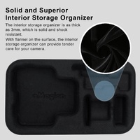 Small Organizer Bag for Sports Camera Accessories - Pearl White thumbnail
