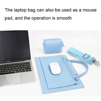 Waterproof Laptop Bag with Power Pack - 13 Inches Portable - Sky Blue thumbnail