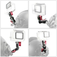 360 Degree Rotating Mount Adapter for Gopro Hero11 - Aluminium Alloy - Black thumbnail