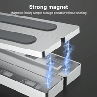 Lenovo Thinkplus Foldable Laptop Stand - Desktop Compatible - Silver thumbnail