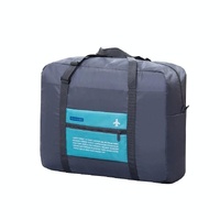 Foldable Nylon Travel Bag for Women and Men - Large Capacity - Sky Blue thumbnail
