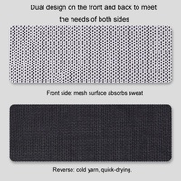 Portable Quick Dry Sports Towel Set with Silicone Sleeve and Storage Bag - 30x80cm - Grey - 30X90Cm thumbnail