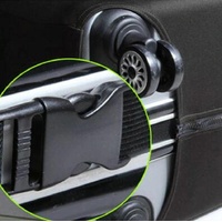 Protective Elastic Suitcase Cover - Fits 22-24 Inch Luggage - Dustproof & Scratch-proof - English Map thumbnail