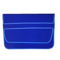 Horizontal Flap Clutch Bag with Neoprene Laptop Lining - Purple - 14 Inch thumbnail
