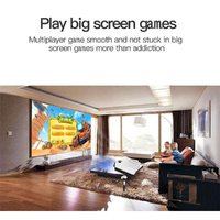 Mini Led Projector With Tripod Mount - Supports Av / Hdmi / Usb / Tf - 1080P Hd - Pink White thumbnail