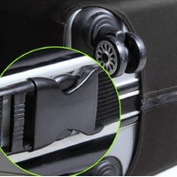 Xl Travel Luggage Cover - Dustproof Scratch-proof Elastic Sleeve - Fits 29-32 Inch Suitcases - English Map thumbnail