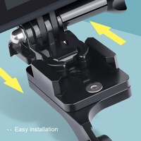 Universal Motorcycle Phone Bracket for Action Cameras - Cyan thumbnail