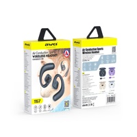 Wireless Tws Bluetooth Earbuds with Air Conduction Technology - Khaki thumbnail