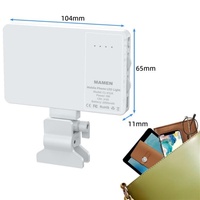 Portable Led Fill Light for Phone Laptop and Video Conferencing - White thumbnail