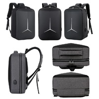 Waterproof Business Laptop Backpack with Usb Port - Multifunctional - Pink - 15 Inch thumbnail