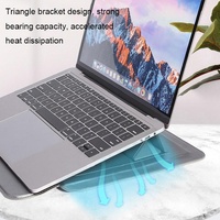 13-inch Multifunctional Laptop Stand Bag - Black - Blue With Power Bag thumbnail