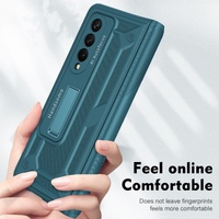 Shockproof Secure Hinge Phone Case for Samsung Galaxy z Fold 4 5g - Green thumbnail