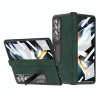 Magnetic Phone Case for Samsung Galaxy z Fold 4 - Napa Pattern - Lemon Yellow thumbnail