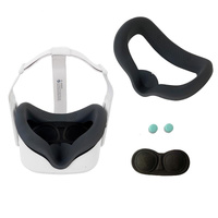 Silicone Vr Eye Mask Lens Cover Set for Oculus Quest 2 - Navy Blue thumbnail