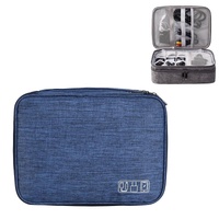 5-inch Digital Earphone Storage Bag - Multifunctional - Dark Gray thumbnail