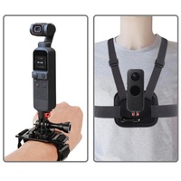 Universal Tripod Adapter for Action Cameras - 1 / 4 Inch Screw - Red Black thumbnail