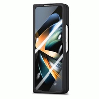 Vintage Leather Fold Case for Samsung Galaxy z Fold 4 - Black thumbnail