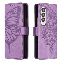 Butterfly Embossed Leather Phone Case - Rose Gold thumbnail