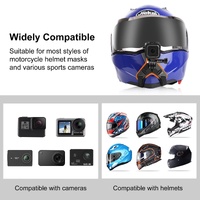 Universal Chin Strap Mount for Action Cameras - Orange thumbnail