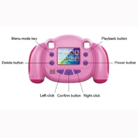 2.0 Inch Hd Screen Digital Children Camera - Pink 3mp thumbnail