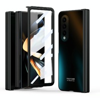 Foldable Electroplated 5g Case for Samsung Galaxy z Fold 4 - Blue thumbnail