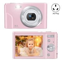 36mp 2.7k Full Hd Digital Camera with 16x Zoom for Children - 2.4 Inch Screen - Pink thumbnail