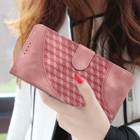 Embossed Elephant Head Phone Case for Samsung Galaxy z Fold 4 5g with Lanyard - Red thumbnail