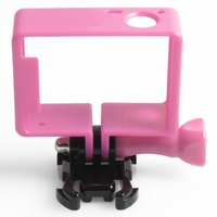 High Quality Tripod Mount for Gopro Hero4 / 3 / 3 - Pink thumbnail