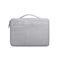 Waterproof Oxford Cloth Laptop Handbag With Trolley Strap - Pink thumbnail