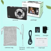 Full Hd 1080p Digital Camera with 44mp 16x Zoom - 2.4 Inch Screen for Children - Pink thumbnail