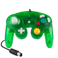 5 Piece Wired Game Controller for Nintendo Ngc - Transparent Purple thumbnail