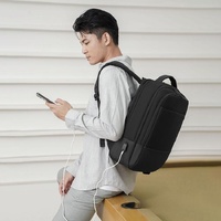 Multifunctional Oxford Laptop Backpack - Cxs-618 - Dark Gray thumbnail