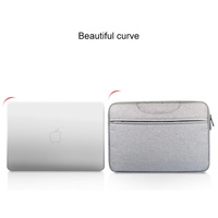 Lightweight Laptop Bag with Durable Zipper for Macbook Samsung Sony Dell Alienware Chuwi Asus Hp - Grey thumbnail