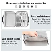 Convertible Laptop Bag for Macbook Thinkpad Asus Hp - Grey thumbnail