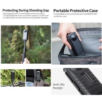 Transparent Black Sunnylife Lens Screen Protector for Insta360 X4 thumbnail