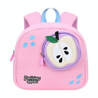 Kids' Anti-lost School Bag - Secure & Stylish - Pink Apple Medium thumbnail