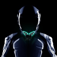 Gopro Helmet Mount Adapter - Butterfly Design - Blue thumbnail