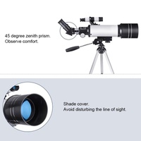 High Definition High Times Astronomical Telescope with Tripod - Blue 16x / 66x70 thumbnail