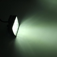 Dc 10 - 30V 27W 2500Lm 6000K 60 Degrees Adjustable Waterproof Vehicle Car Boat Marine External Work Emergency Lights With 9 Intense Wafer Led White Li thumbnail