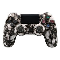 Wireless Bluetooth Game Controller for Ps4 with Dual Vibration and Light Strip - Cloud thumbnail