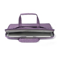 11.6 Inch Laptop Bag - Portable one Shoulder Zipper for Macbook Samsung Sony Dell Alienware Chuwi Asus Hp - Purple thumbnail