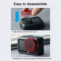 Round Lens Filter for Dji Action Camera - Purple thumbnail