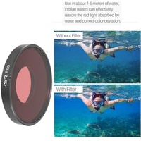 Underwater Lens Filter for Dji Action 3 - Diving - Red thumbnail