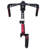 Multifunctional Camera Shoulder Mount For Dslr / Video Camera With Red Handles thumbnail