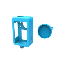 Protective Silicone Case with Lens Cap - Red thumbnail
